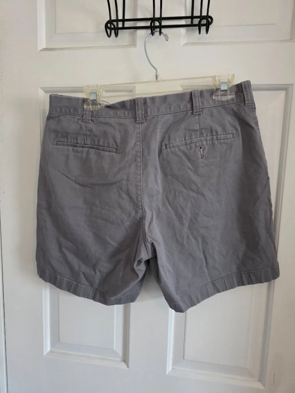 JCrew Mens Gray Shorts 34 waist Flat Front Straight 7